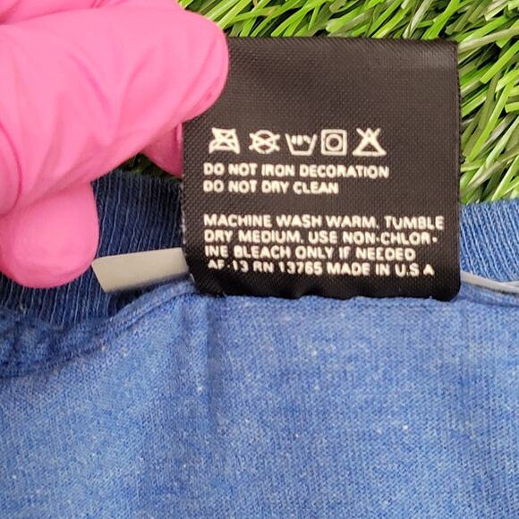 Vintage 80s Tennessee Shirt Womens XL 22x28 Faded Blue USA - Picture 8 of 15